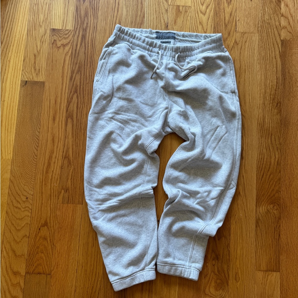 Abercrombie & Fitch Light Gray Relaxed Joggers